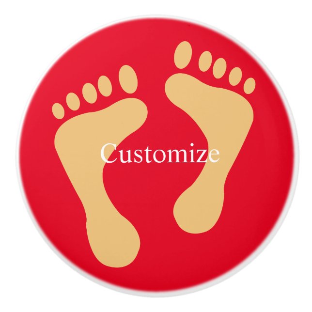 Barefoot Beach Bum Thunder_Cove  Keramikknauf (Vorderseite)