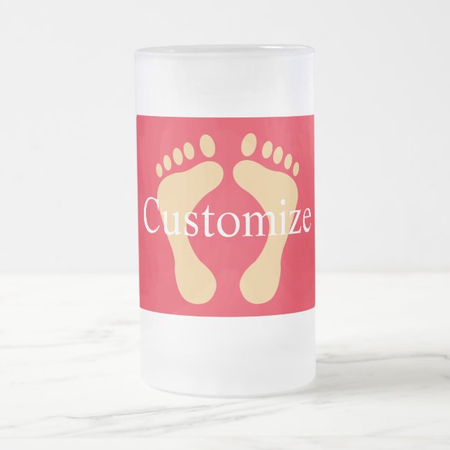 Barefoot Beach Bum Thunder_Cove Mattglas Bierglas (Mittel)