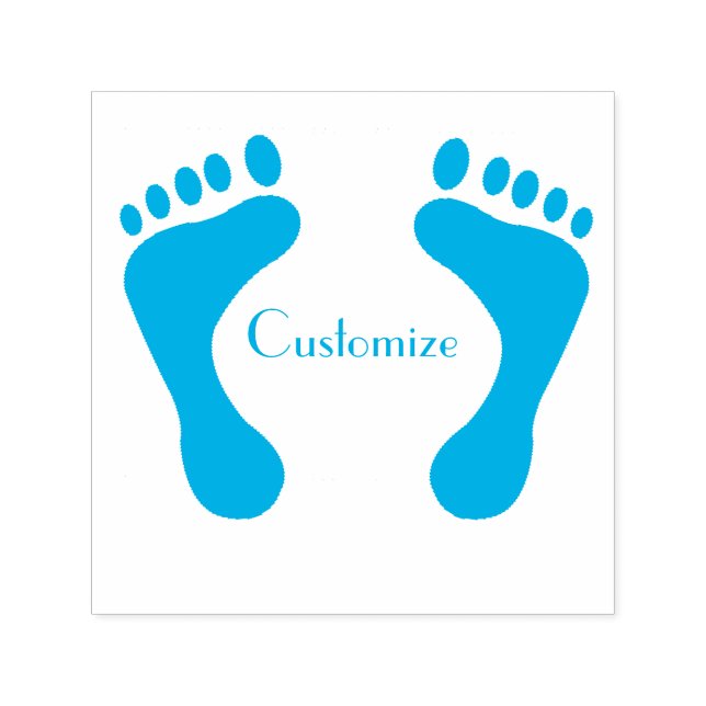 Barefoot Beach Bum Thunder_Cove Permastempel (Design)