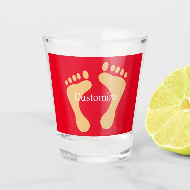 Barefoot Beach Bum Thunder_Cove  Schnapsglas (Vorderseite)