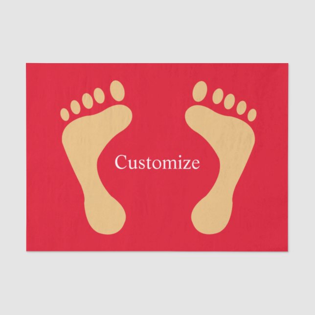 Barefoot Beach Bum Thunder_Cove Seidenpapier (Vorderseite)