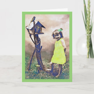 Barefoot Beauty Happy St. Patrick's Day Card Karte