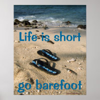 Barefoot Inspiration Poster
