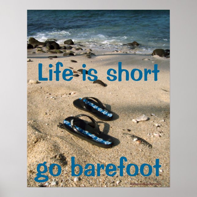Barefoot Inspiration Poster (Vorne)
