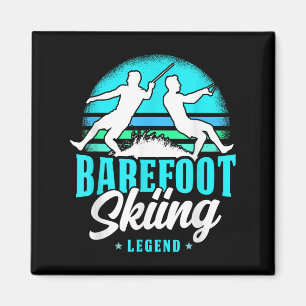 Barefoot-Ski-Legende Retro-Stil Wassersport Ski Magnet