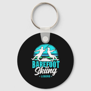 Barefoot-Ski-Legende Retro-Stil Wassersport Ski Schlüsselanhänger