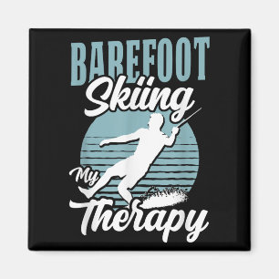 Barefoot-Skifahren ist meine Therapie Wassersport Magnet