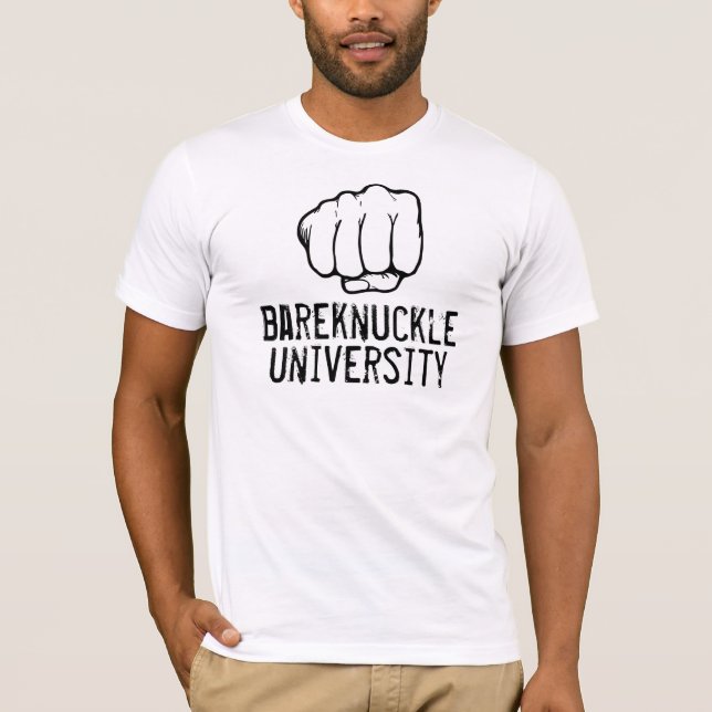 Bareknuckle UniversitätsOne-two Durchschlags-T - T-Shirt (Vorderseite)
