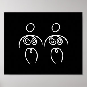 Barelines Frau und Frauen-Plakat Poster