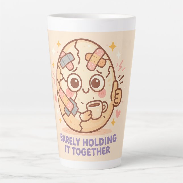 Barely Holding It Together Milchtasse (Vorderseite)