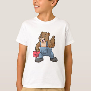 Bären als Handwerker mit Werkzeugkasten T-Shirt