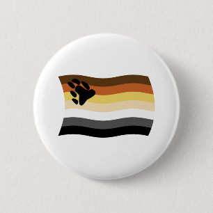 Bären-Bruderschaft-Flagge-Button Button