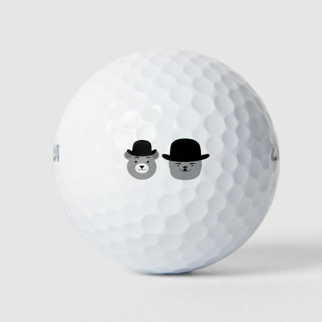 Bären der Wüste Golfball (Vorderseite)