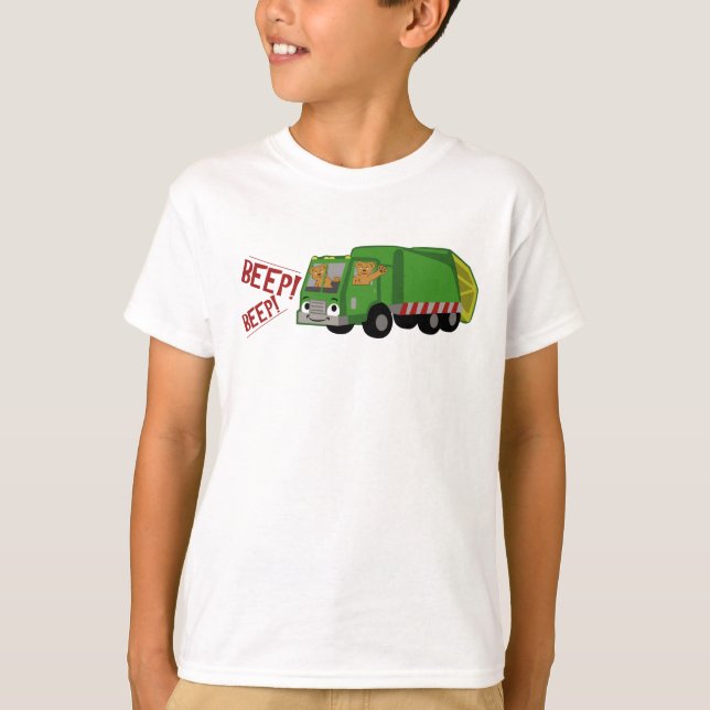 Bären, die einen LKW fahren T-Shirt (Vorderseite)