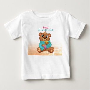 Bären, die Honig essen, Name und T - Shirt von Kin