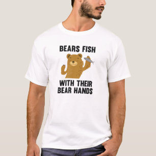 Bären fischen mit ihren Bärenhänden T-Shirt