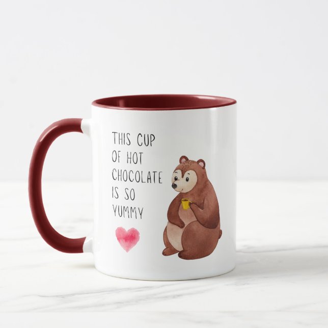 Bären & Fox Yummy Hot Chocolate Tasse (Links)