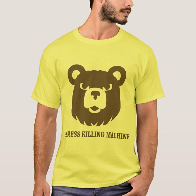 Bären gottlose Tötmaschinen Spaß lustiges Hemd T-Shirt (Vorderseite)
