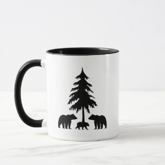 Bären im Wald Tasse