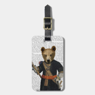 Bären in Blue Robes 2 Gepäckanhänger