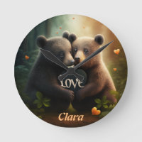 Bären in der Liebe umarmt