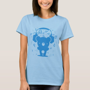 Bären_Kopfhörer T-Shirt