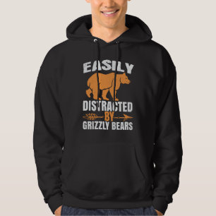 Bären - leicht von Grizzly Bären abgelenkt Hoodie