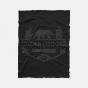 Bären Lodge Wyoming Wildtiere Bär Wandern Camping Fleecedecke