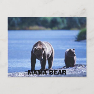 Bären, MAMA BEAR Postkarte