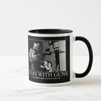 Bären mit Gewehren Tasse