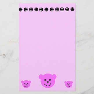 Bären N knöpft stationär Briefpapier