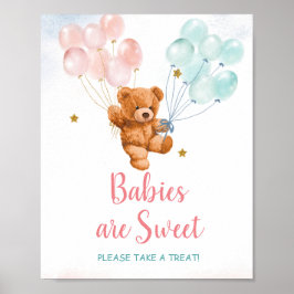 Bären Niedlich Babys sind süß, nehmen Sie bitte ei Poster