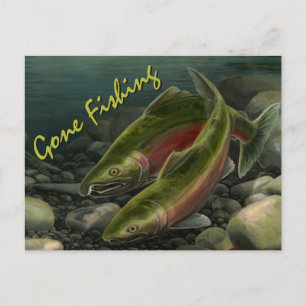 Bären Postcard Custom Lmon Fisch Postkarten