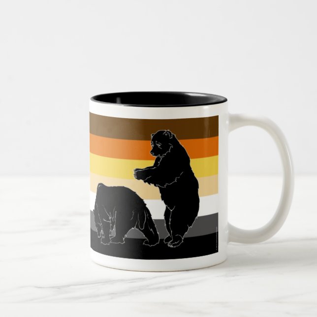 Bären sind Bärn-Tasse Zweifarbige Tasse (Rechts)