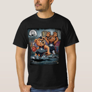 BÄREN SPIELEN BASKETBALL  T-Shirt