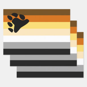 Bären-Stolz-Flagge Geschenkpapier Set