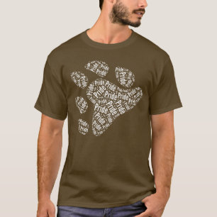 BÄREN-STOLZ-PFOTEN-MUSTER T-Shirt