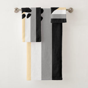 Bären-Stolzflagge mit Pfote Badhandtuch Set