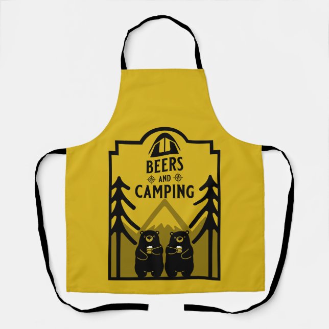 Bären und Biere Kanada Schürze (Vorderseite)