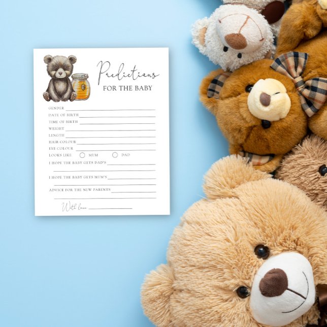 Bären und Honig - Vorhersagen und Wünsche für das  (Von Creator hochgeladen)