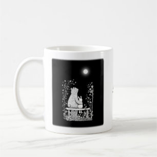 Bären und Sonnenschein im Mondschein Romantischer  Kaffeetasse