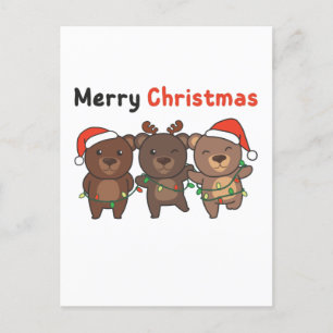 Bären Weihnachtstiere Bears Frohe Weihnachten