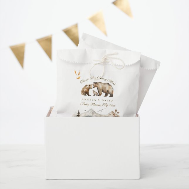 Bärenabenteuer Fall Neutrale Babydusche Geschenktütchen (Party)