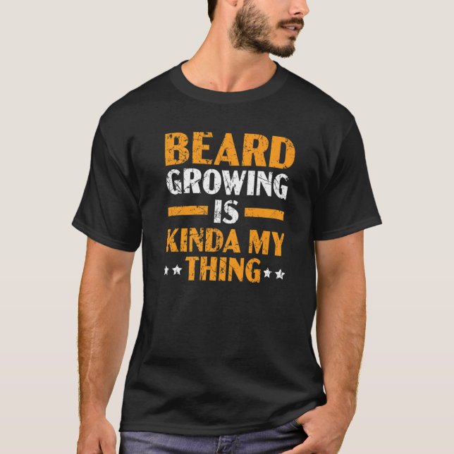 Bärenanbau ist mein Ding Mustache Bearde T-Shirt (Vorderseite)