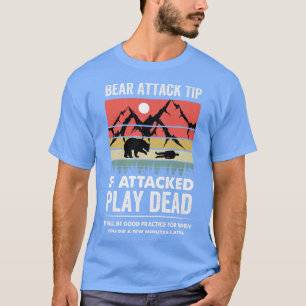 Bärenangriff Tipps Camping Wandern im Freien T-Shirt