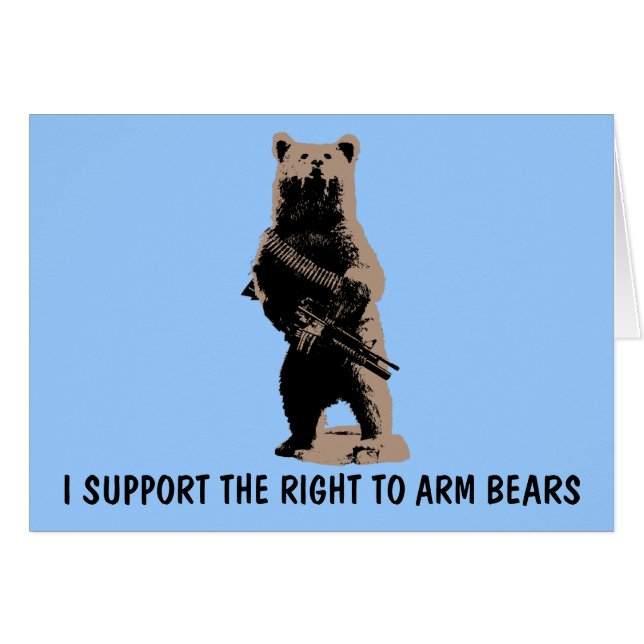 Bärenarme Grizzlybär (Vorderseite (Horizontal))