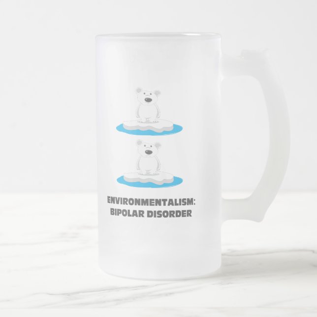 Bärenbären Mattglas Bierglas (Rechts)