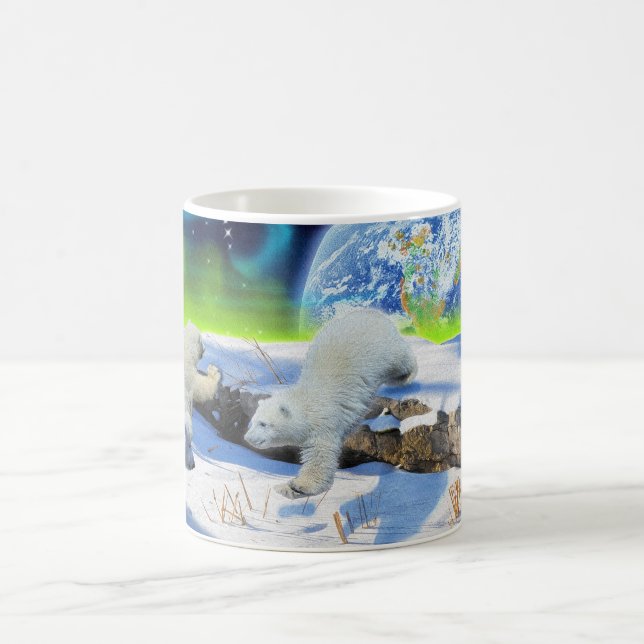 Bärendesign für Tierschützer und Wildtiere Kaffeetasse (Mittel)