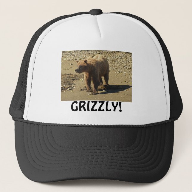 Bärendesign für Tierschützer und Wildtiere Truckerkappe (Vorderseite)