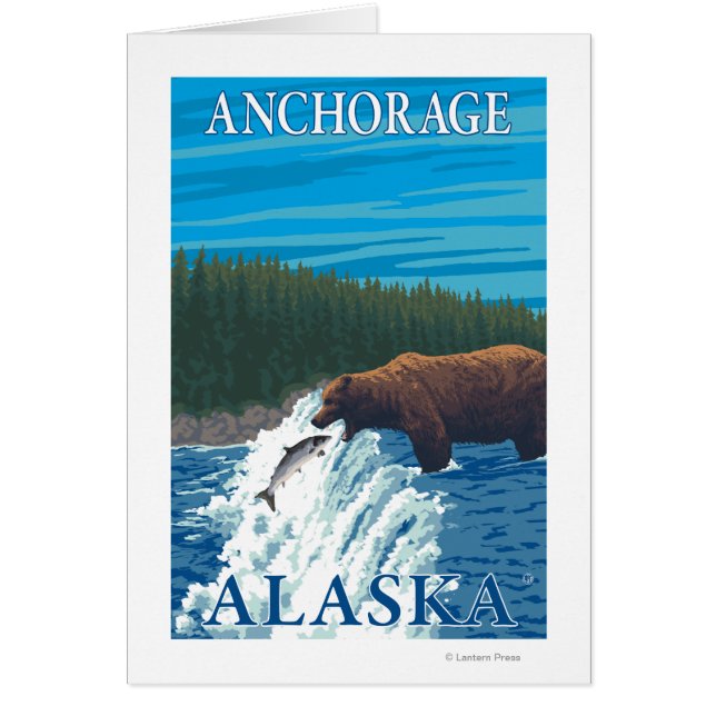 Bärenfischerei in Fluss - Anchorage, Alaska (Vorne)